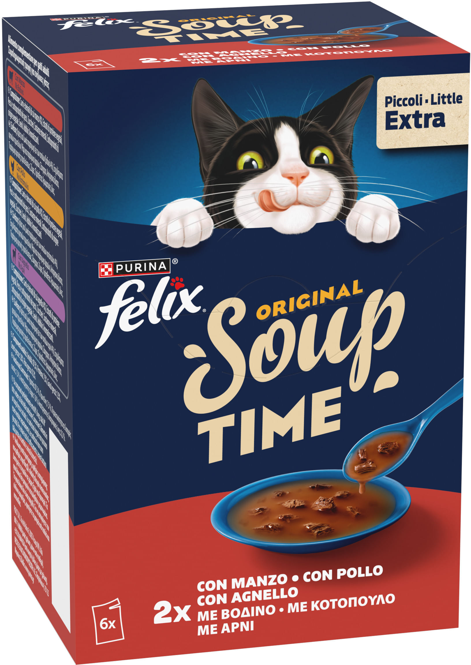 Felix Cat Soup Selezione Busta Multipack 6x48G 6X48GR