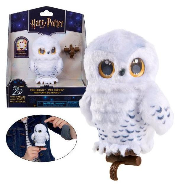 Interactieve pluche mini-Hedwig Enchanted Wizarding World Spin Master