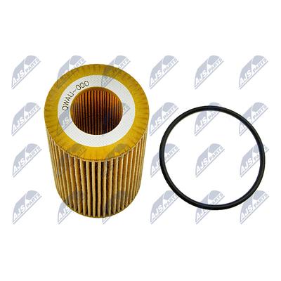 NTY Ölfilter fofau000 65mm für Audi
