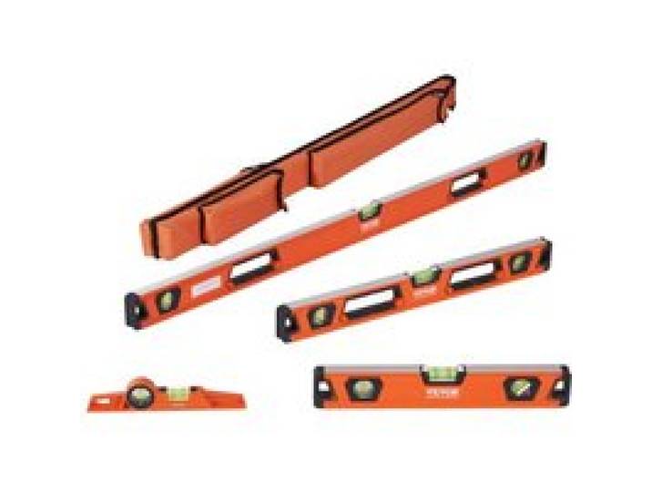 VEVOR Niveau à Bulle Magnétique 1222/610/411/249 mm Niveau Aimanté Torpille Outil Nivellement 45° Horizontal Vertical Alliage Aluminium Fenêtre Vue pour Mesure Décoration Construction Industrie Maison