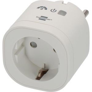 Brennenstuhl Smart-Steckdose WAE 3600 XS01, innen, WLAN, App-fähig, programmierbar, mit Strommessung