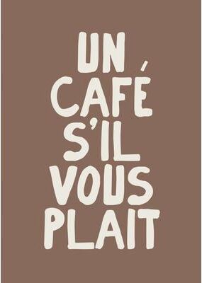 Inspired Living Minimalist Skeleton Coffee Wall Art Canvas Modern Coffee Lover Decor 20x30cm Unframed 8