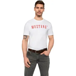 Mustang Gürtel aus Vollleder mit Glanz in Braun-115