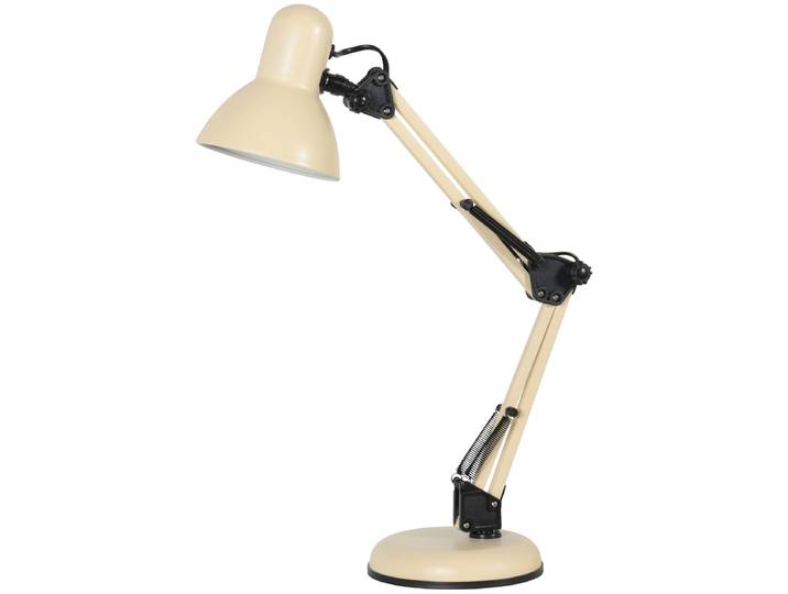 Lampe à poser Study Ø 15cm Beige Lin E27