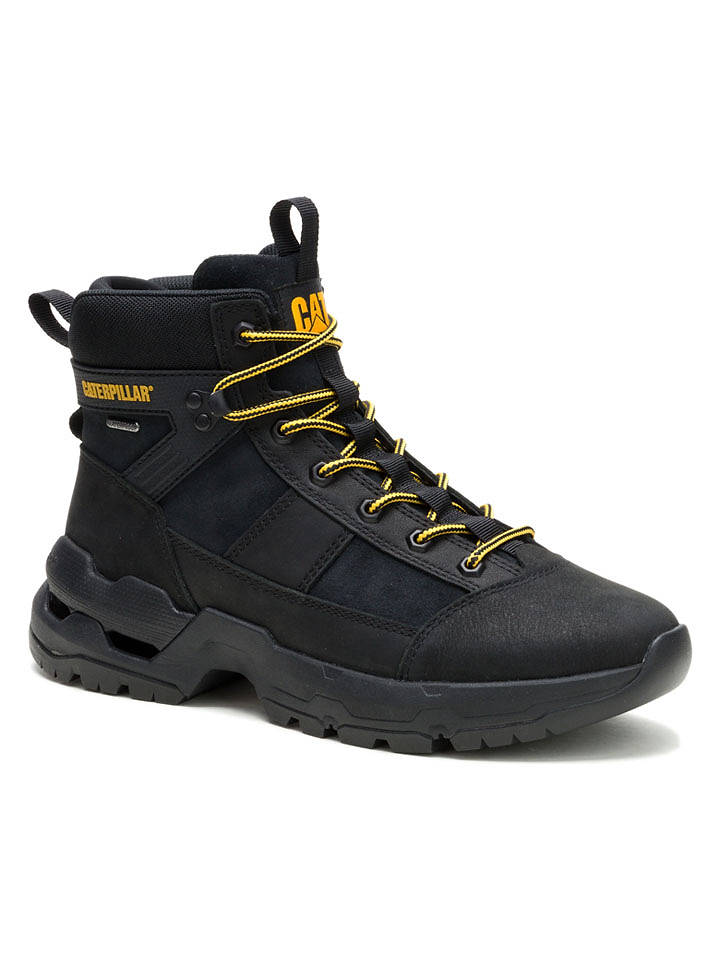 CAT Leder-Boots "Surge Combat" in Schwarz - 46