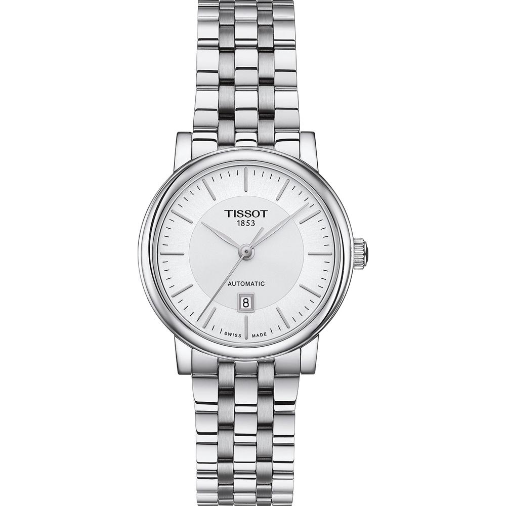 Tissot T-classic Carson Premium Dames Horloge Zilverkleurig T1222071103100