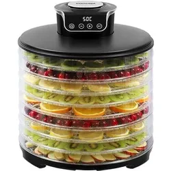 Concept - fruitdroger, zwart, Dörrautomat, Transparent, Schwarz