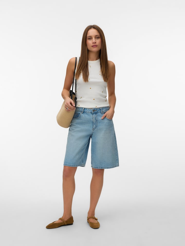 Vero Moda Top in Weiß - S