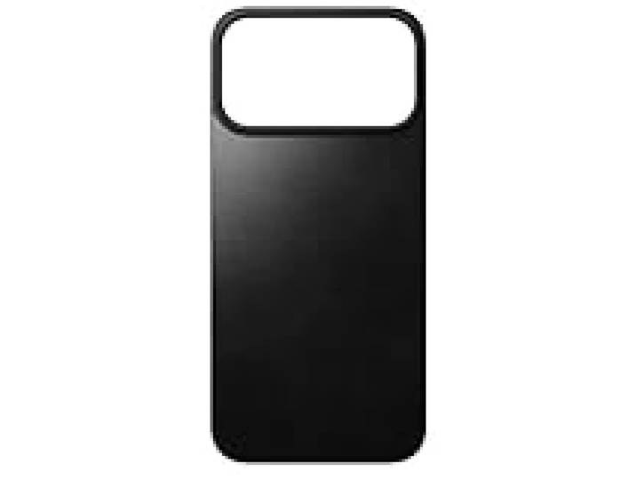 NOMAD Coque arrière en cuir magnétique MagSafe pour iPhone 17 Pro Max Coque arrière en cuir véritable de haute qualité Compatible MagSafe Noir Horween