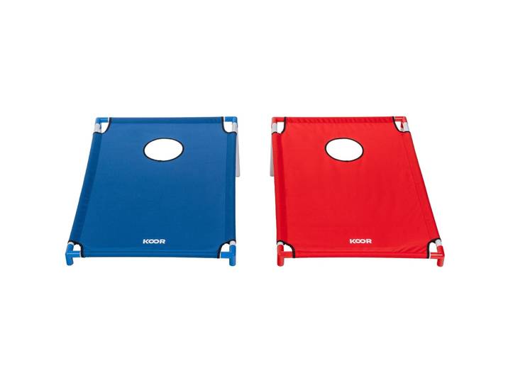 KOOR Cornhole Alli rot/blau 2er Set - Farbe: blau/rot - Spielzeug