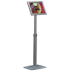 update displays Infoständer DIN A4 1-Fach silber