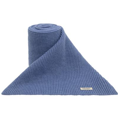 Strickschal CHILLOUTS "Gori Scarf", Damen, blau, Strick, Obermaterial: 100% Polyester, Modetücher, Zeitloser, wärmender Strickschal