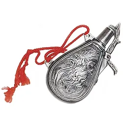 Pulverflasche Antik 19. Jahrhundert silber
