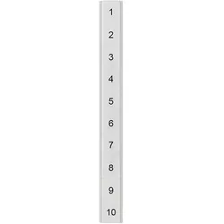 Siemens 8WH81413AB05 Bezeichnungsschild, flach, mit 1-10, horizontal, Klemmenbreite: 6, 2 mm  - 100 Stück