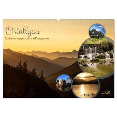 Ostallgäu - Zwischen Aggenstein und Forggensee (Wandkalender 2026 DIN A2 quer), CALVENDO Monatskalender