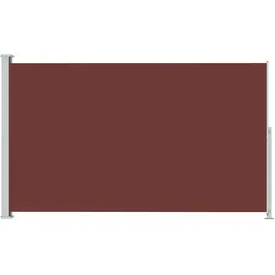 vidaXL Einziehbare seitliche Terrassenmarkise 180 x 300 cm, braunes Modell Atlas Nova