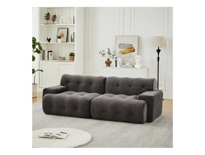 ANYSUN 2-Sitzer Loungesofa,Cloud Sofa, übergroßer Zweisitzer, Geschwungenes Sofa, Keine Montage erforderlich, für Wohnzimmer, Ruhezonen und Schlafzimmer