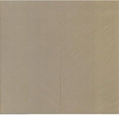 York Wallcoverings Palm Chevron Taupe & Gold Wallpaper