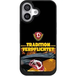 Nivocase Handyhülle für Apple iPhone 17 Hülle NIVOpure Case Schwarz Fanartikel SG Dynamo Dresden SGD (Apple iPhone 17), Smartphone Hülle, Schwarz