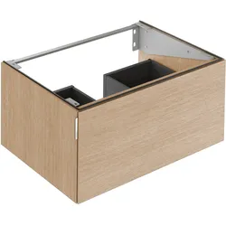 KEUCO EDITION 11 ART Waschtischunterschrank, 1 Frontauszug, 800x350x490mm, 32511890800, Korpus/Front: Eiche Hell Furnier / Eiche Hell Furnier