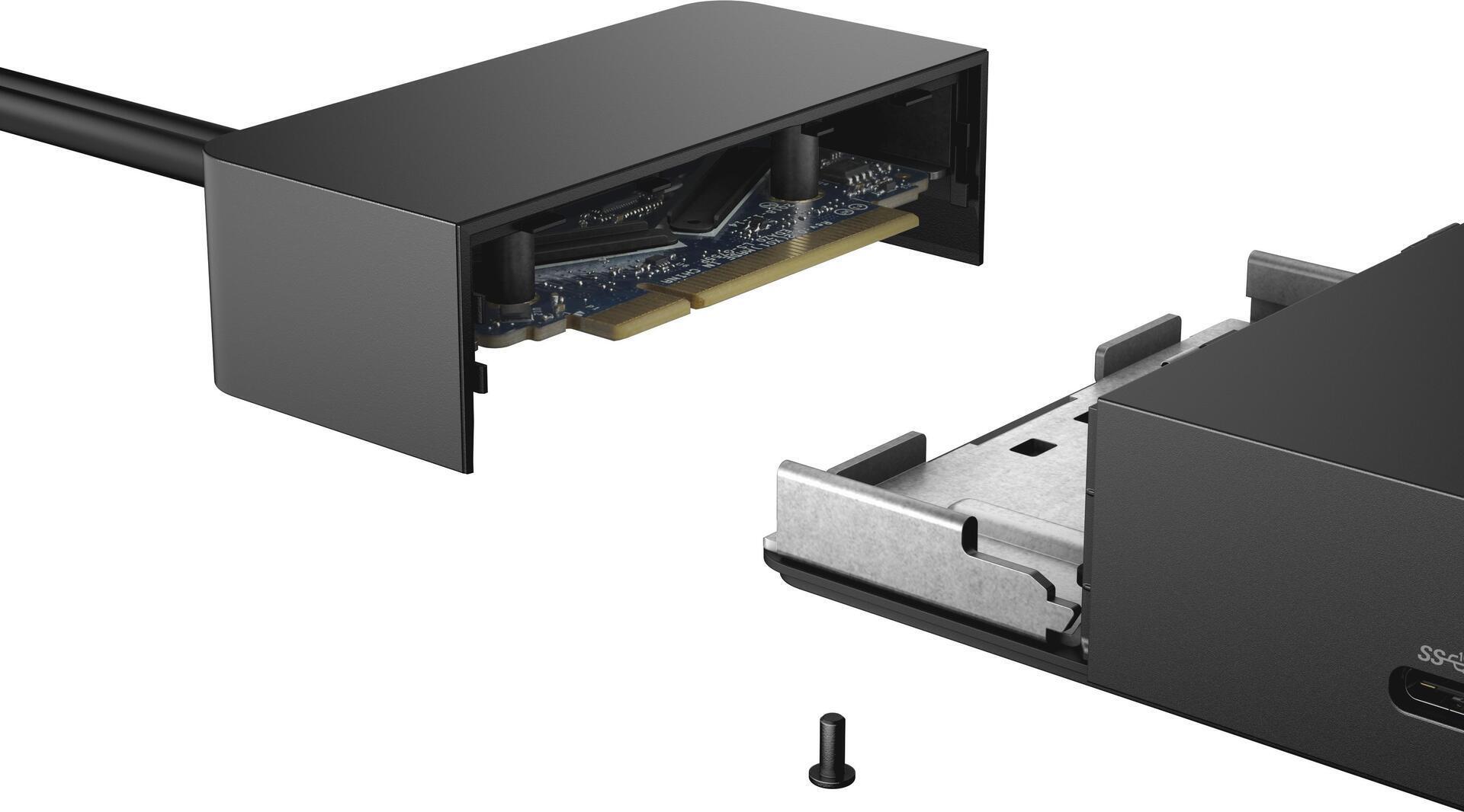 DELL WD19, Kabelgebunden, USB 3.2 Gen 1 (3.1 Gen 1) Type-C, 2.0b, USB Typ-C, 10,100,1000 Mbit/s, Schwarz