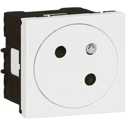 Legrand 278105L Mosaic Link Steckdose 45° F/B Std, erhöhter Berührungsschutz Farbe: Ultraweiß