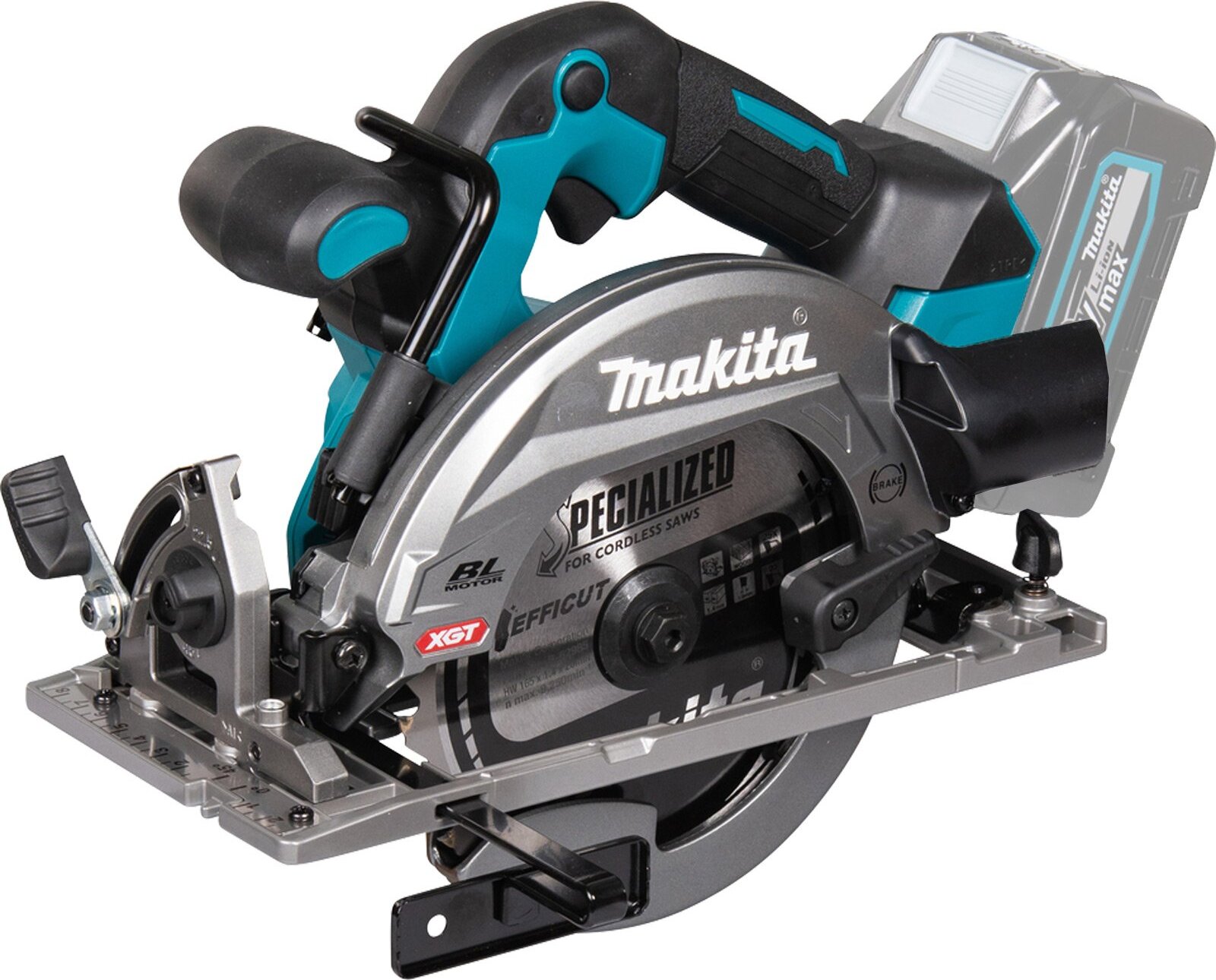 Makita HS012GZ - Akku-Handkreissäge 40V XGT| bürstenloser Motor| Sägeblatt 165