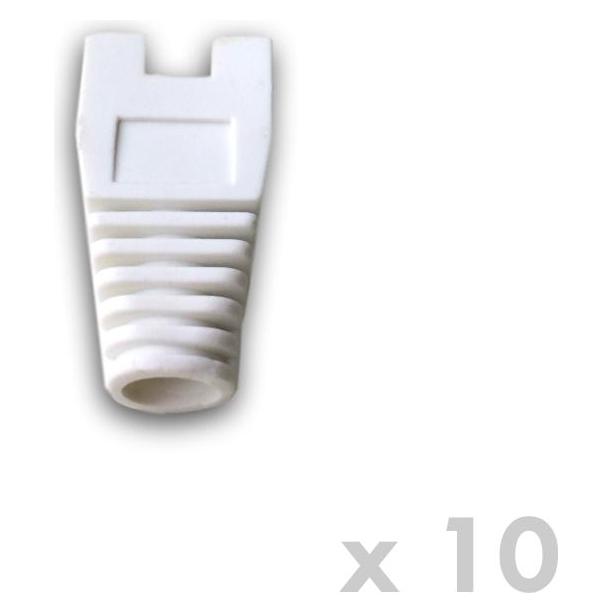 Datacom Protection RJ45 with cutout WHITE (10pcs) (50271006022)