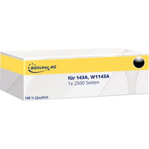 kompatibel für HP 143A, W1143A, 2500 Seiten, schwarz