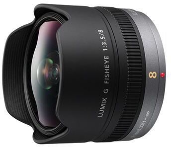 Lente Gran Angular 8mm F3.5 Fisheye (Negro) - PANASONIC