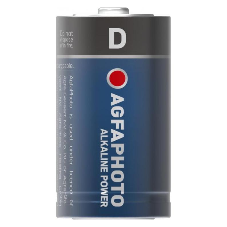 Agfaphoto Power alkaline battery 1.5V, LR20/D, blister 2pcs (2 Stk., D, D) (APAD)