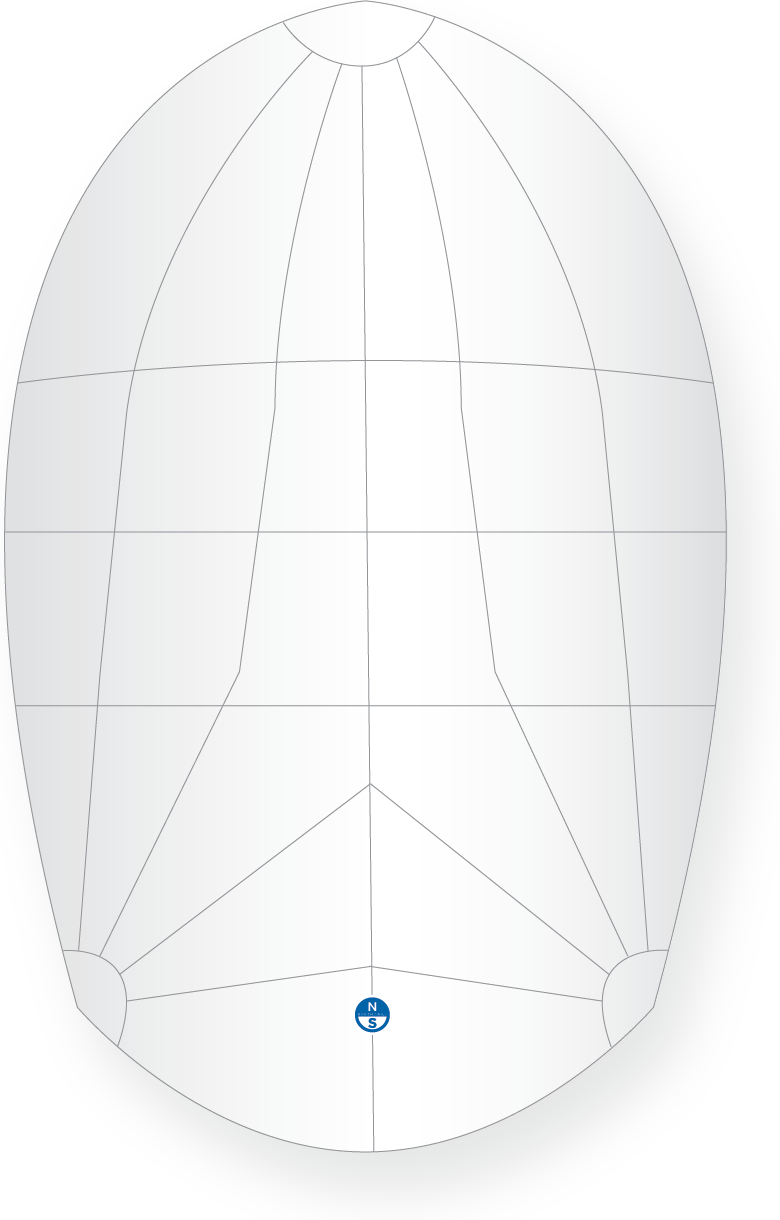 North Sails CAL 20 SPINNAKER White