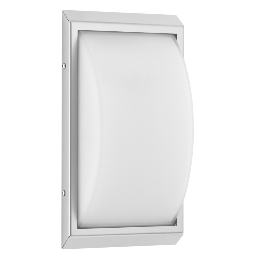 LCD LED-Wandaußenleuchte mit Sensor 32x17cm Edelstahl 052LEDSEN 8033239427074