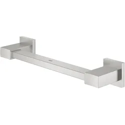 Grohe, Haltegriff + Badewanneneinstiegshilfe, Start Cube QuickFix Wannengriff, klebbar, supersteel