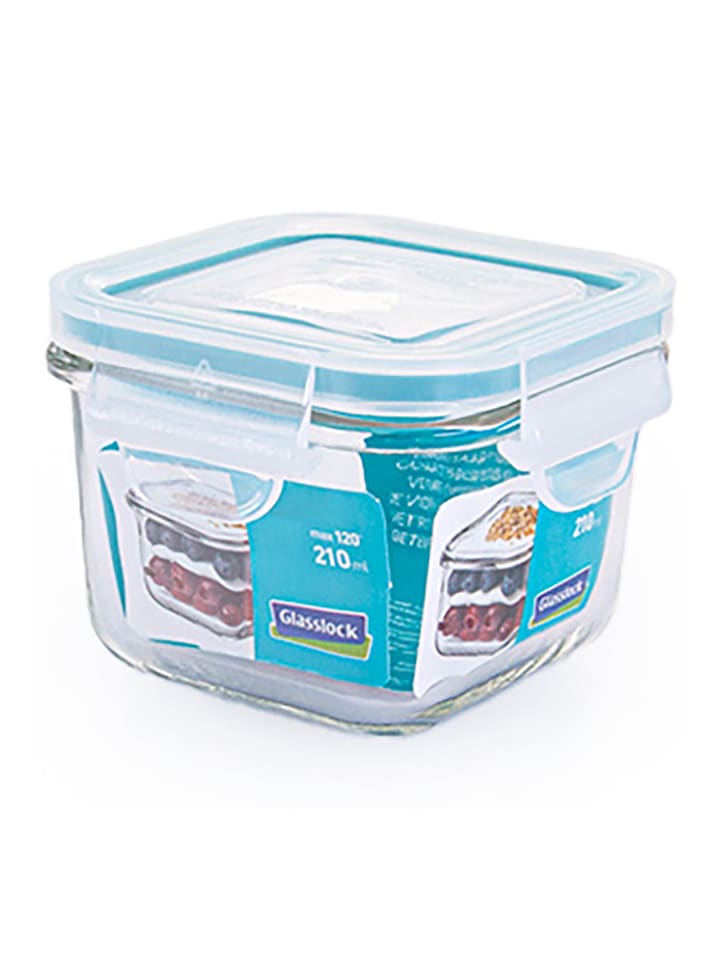 Glasslock Mikrowellendose in Hellblau - 210 ml - onesize