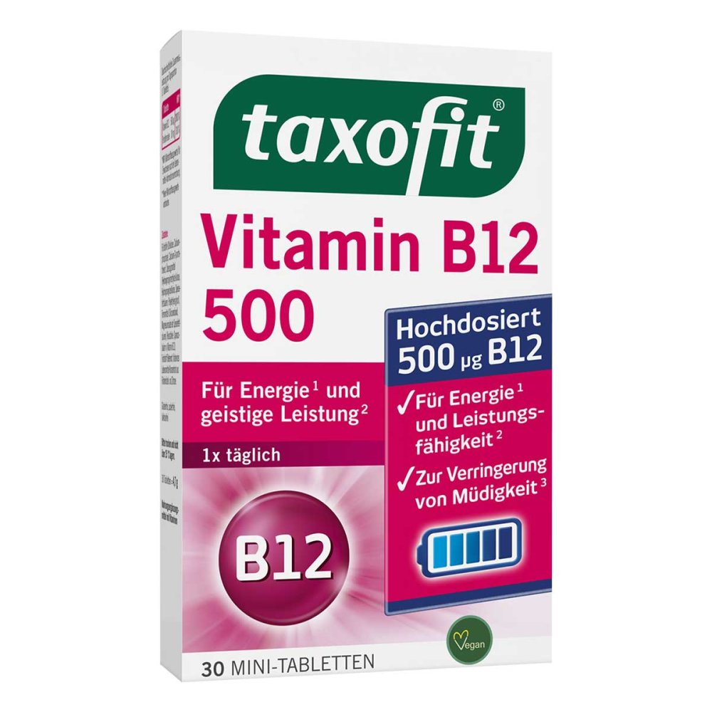 MCM KLOSTERFRAU Vertr. GmbH Taxofit Vitamin B12 500 Minitabletten 18814795