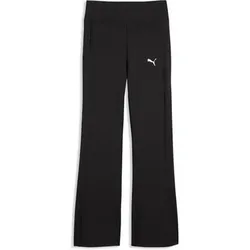 Puma Kinder Freizeit / Mode Sommer GJ Strumpfhosen Strumpfhosen Ki TAD ESS High Waist Flared Tights G, Größe 164 in Schwarz Schwarz