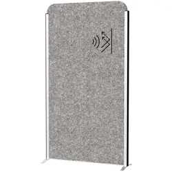 Stellwandsystem MAULcocoon Akustik 100x180 dunkelgr Stand