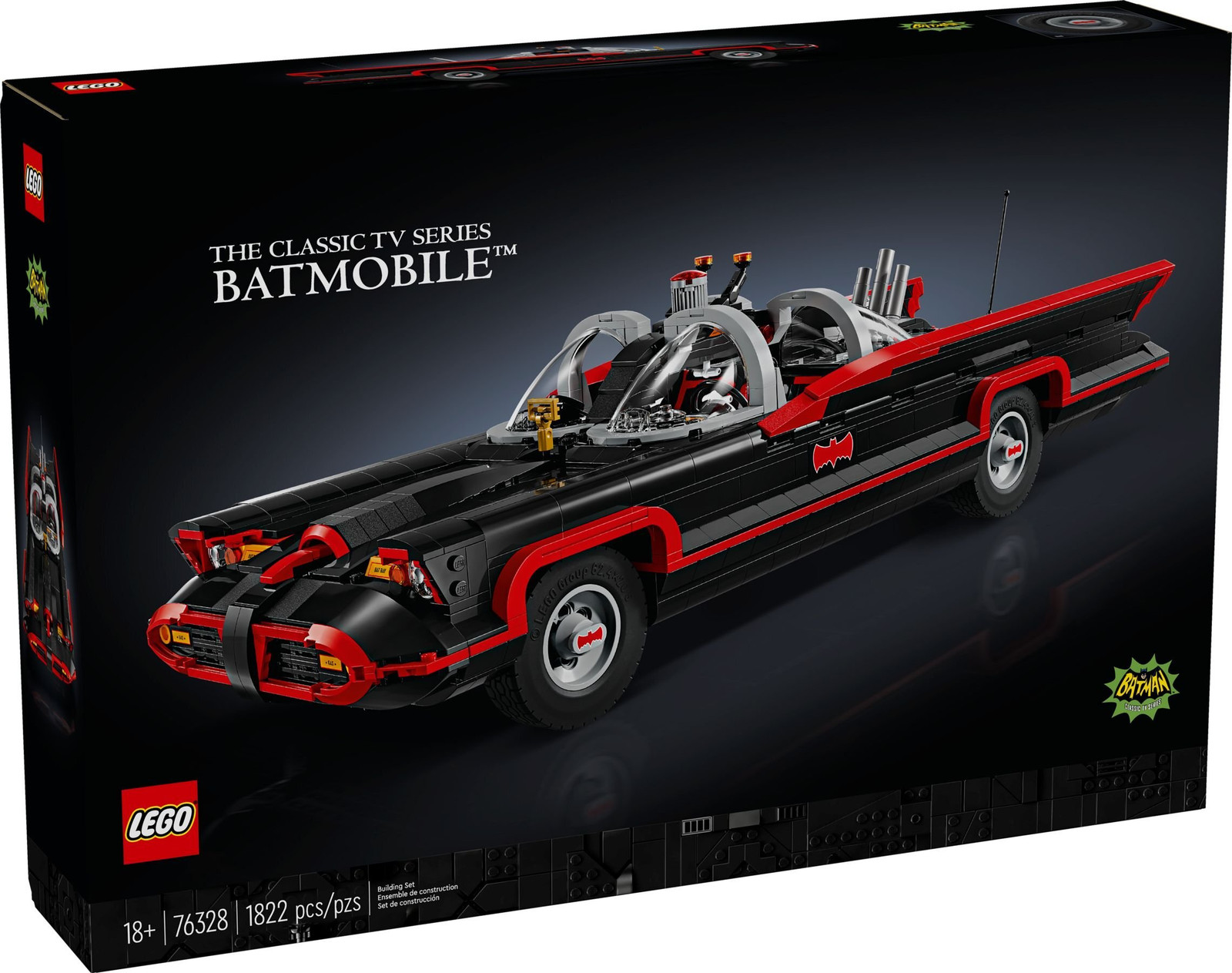 LEGO DC Batman Batmobiel 1966 bouwset met minifiguren 76328