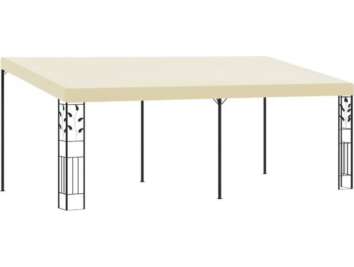 vidaXL Pavillon mural 6x3x2\,5 m blanc crème