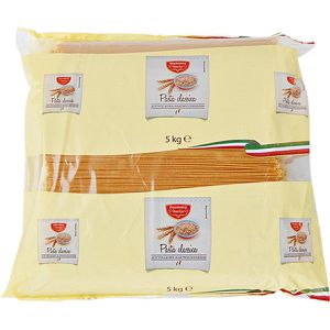 Mamma-Lucia Nudeln Pasta Classica Vollkorn Spaghetti, Hartweizen, 5 kg