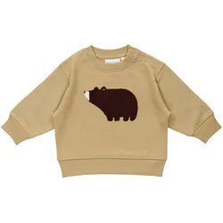 Sense Organics Sweatshirt Bär, beige, 62
