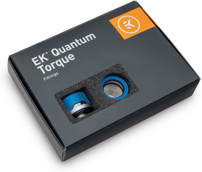 EK Water Blocks EK-Quantum Torque 6er-Pack HDC 16 - Blue Special...