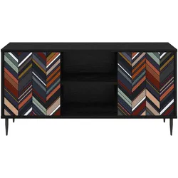 vidaXL, TV Möbel, Mackenried (Geometrischer Druck) (33 x 102 x 51 cm)