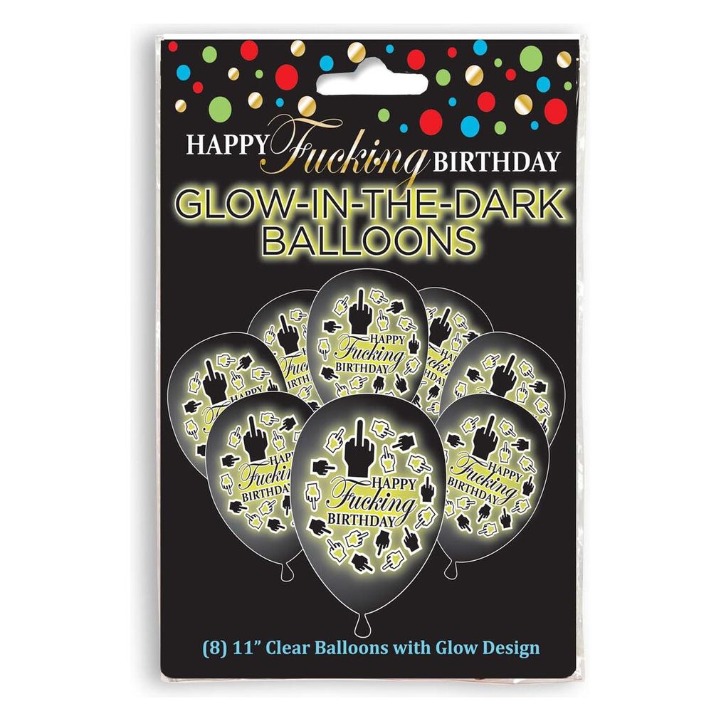 Little Genie Productions Happy F'ing Birthday - Glow Balloons (46902266)