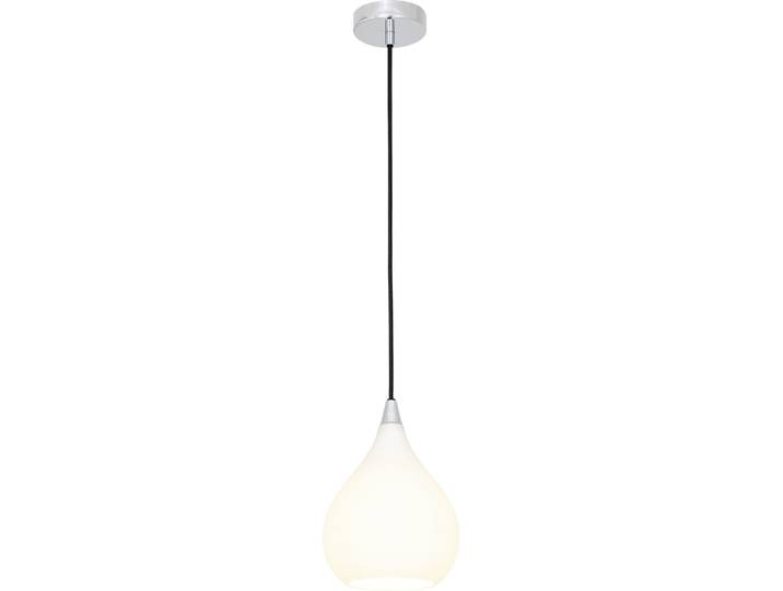 Pendellampe Perla weiss Glas B 17 cm