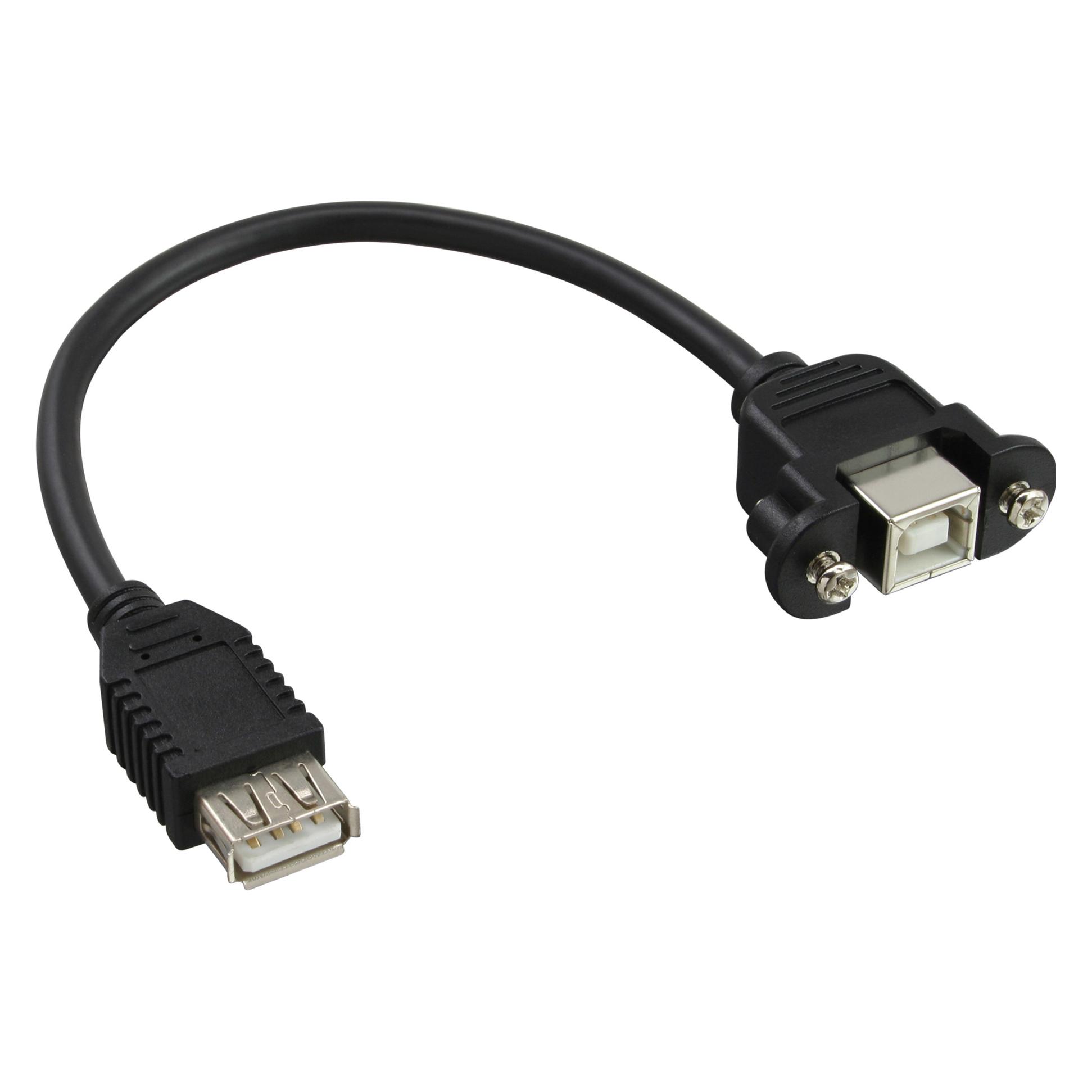 InLine USB 2.0 Adapterkabel (0.20 m, USB 2.0) (33441F)