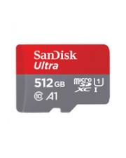 SanDisk 512 GB Ultra microSDXC 150MB/s+SD Adapter Extended Capacity SD MicroSDHC (SDSQUAC-512G-GN6MA)