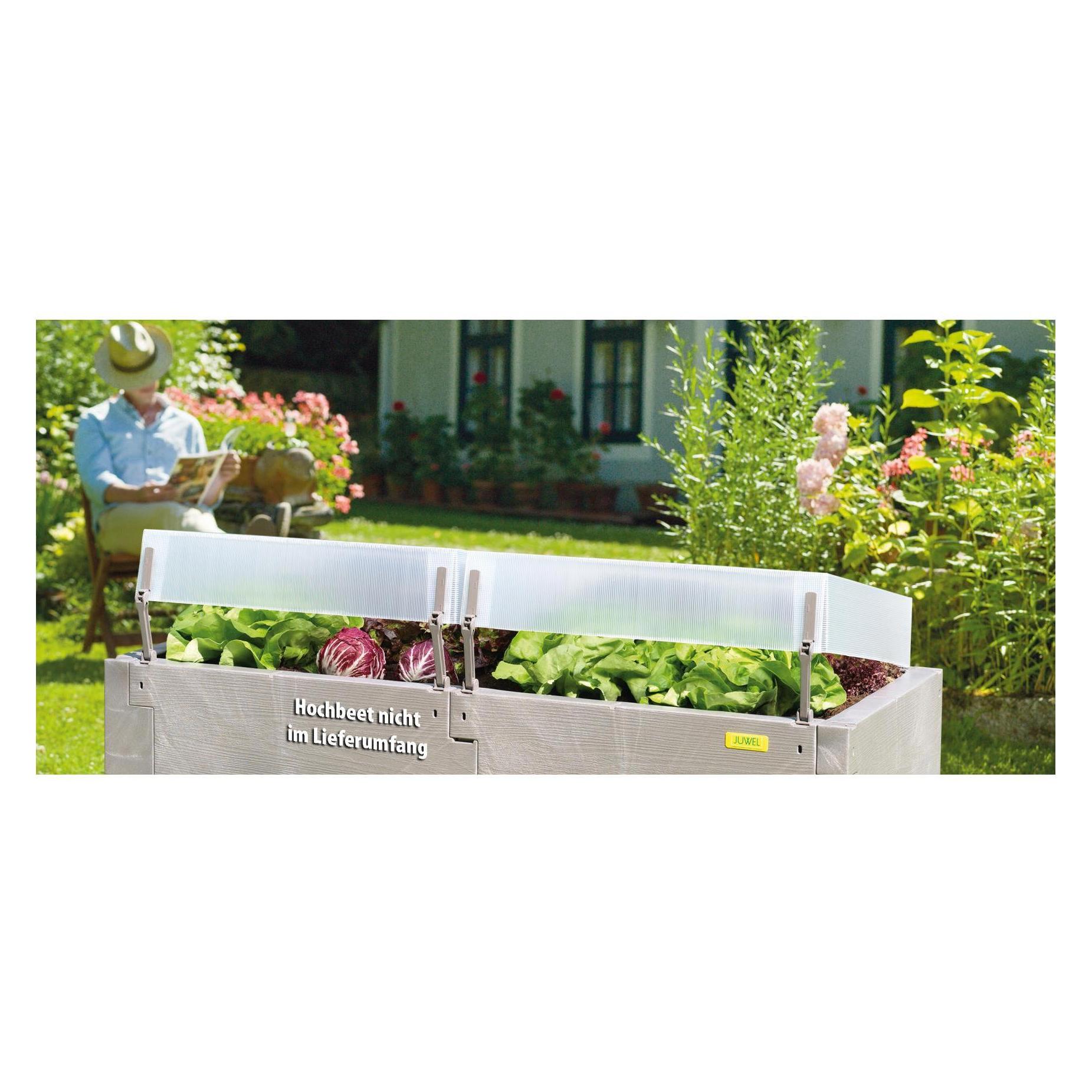 Juwel Thermohauben für Hochbeet Profiline Basis-Set oder als Ersatzteil für Hochbeete mit Thermohauben (B01BEPTX9S)