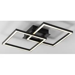 Deckenleuchte JOOST (BHT 51,50x7x33,50 cm) - schwarz - BHT 51,50x7x33,50 cm